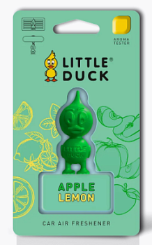 Ароматизатор воздуха 3D - Polymer "LITTLE DUCK"- яблоко-лимон