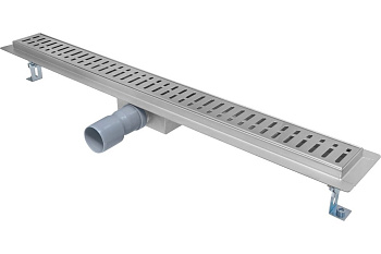 Трап линейный металл. с решеткой D 40/50 длина 750мм