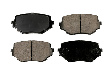 Колодки тормозные, передние (с антискрипной пластиной)