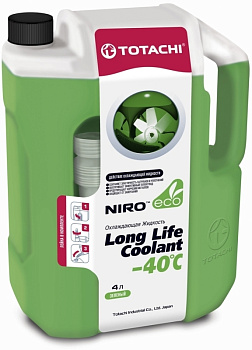 Жидкость охлаждающая TOTACHI Long Life Coolant зеленый 4л (-40)