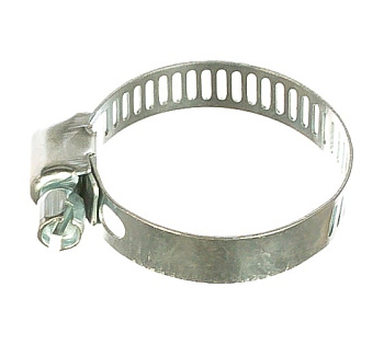 Хомут червячный  1,5" (21-38мм) (1 шт) Стройбат