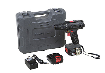 Дрель аккумуляторная Энергомаш 12В, 1BatterySystem, 2 акк. 2Ач, кейс