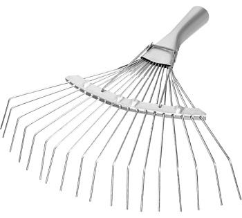 Грабли веерные 18зубов без черенка