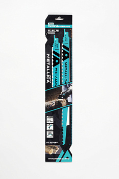 Пилки сабельные METALLICA Optima S1617K 300/275мм шаг 8,5мм, HCS по дереву 2шт