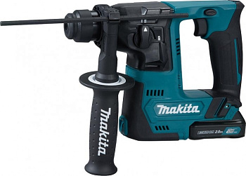 Перфоратор аккум. MAKITA 2 режимный CXT 12В max, sds.plus, 14мм, 1Дж (2х2.0Ач,з/у,Makpac)