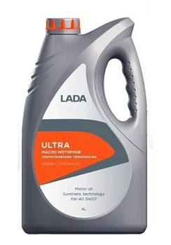 Масло моторное LADA ULTRA 5W40 SN/CF 4л Synthetic