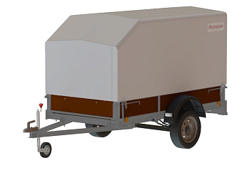 Автоприцеп Универсал плюс R13 удл.дышла+опор.колесо-авт.+дуги+тент 1,5м