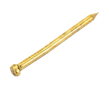 Гвозди финишные, латунированные 1,2х20 кор. с ок.250 г. 