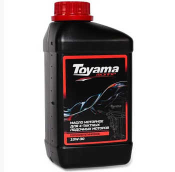 Масло для 4-тактных лодочных моторов п/с TOYAMA 1л 10w30