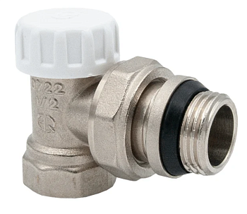 Клапан настроечный для радиатора с уплотнением угловой вн-нар 3/4" (AQUALINK 80/10)