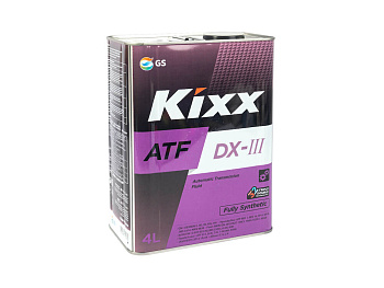 Жидкость трансмиссионная KIXX ATF DX-III 4л