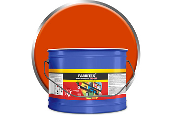 Эмаль алкидная ПФ-115 FARBITEX, оранжевая, 10кг