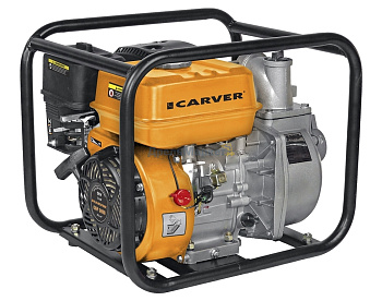Мотопомпа Carver CGP 6080 D (4-х тактн., 5,2кВт/7,0л.с, вх/вых.-3"/80мм)