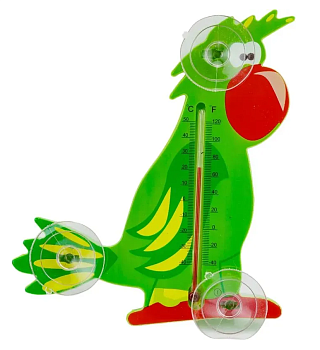 Термометр уличный "Зеленый попугай"