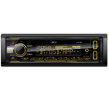 ACV AVS-950BM 1din ресивер 24V!/мультицвет/BT/2USB/Charge/SD/FM/AUX/MP3/4*45/фикс.панель