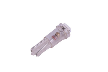 Лампа-диод 12V T5 1SMD W2,0x4,6D WHITE Маяк
