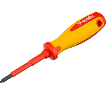 Отвертка Insulated PH1x75мм, CrMo до 1000В, двухкомп.рукоятка Matrix