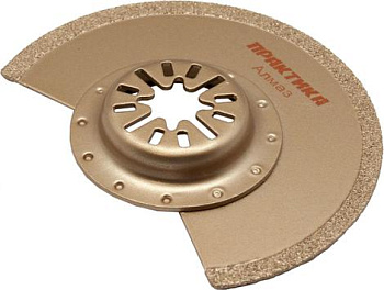 Насадка для МФИ ПРАКТИКА режущая полукруг, DiA, по камню и плитке, 88 мм