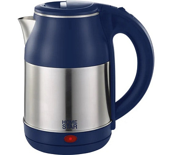 Чайник Homestar HS-1034 (1,8 л) стальной, синий