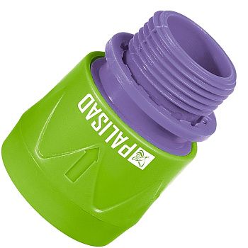 Соединитель пластмассовый быстросъемный, внешняя  резьба 3/4" PALISAD