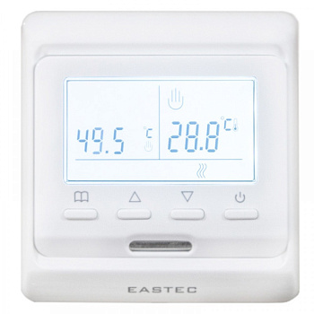 Терморегулятор EASTEC E 51.716 (3,5кВт) белый, серебряный