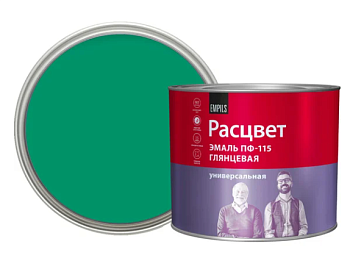 Эмаль "РАСЦВЕТ" ПФ-115  бирюзовая 1.9 кг