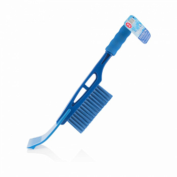 Щетка для снега "KOLIBRIYA" Cristal-2 со съемным скребком (44см), мягкая ручка