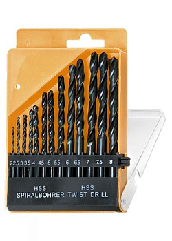 Набор сверл по металлу 13шт. 2-8мм