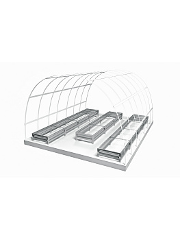 Ограждения (0,65) для грядок ДОБОР на 3 грядки к-т (0,65*1,95-2; 0,5*1,95-1)