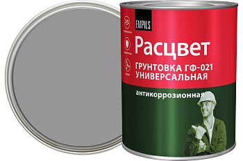 Грунтовка ГФ-021 «РАСЦВЕТ» универсальная серая 0.9 кг