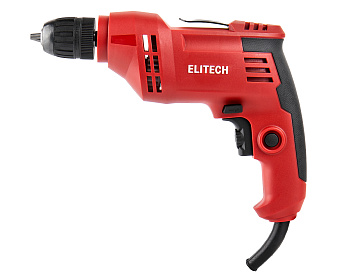 Дрель 580Вт; 10мм; БЗП; 2500об/мин; ELITECH Д 0610РЭ; 1,8кг