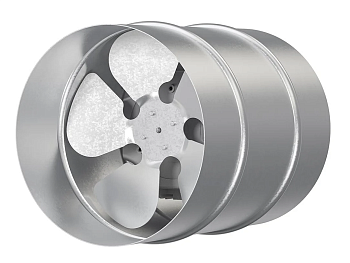 Вентилятор канальный CV D160 осевой оцинк.сталь ERA PRO