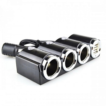 Разветвитель с 2-мя USB выходами 3 гнезда, 85053874