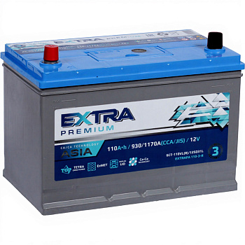 АКБ EXTRAPA 110-3-R Азия 125Д31L