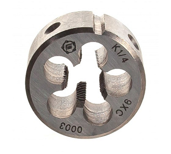 Плашка кон.дюйм. К1/4" 9ХС ТМ*