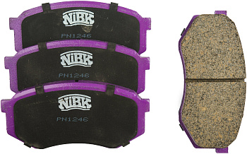 Колодки тормозные D2087, PN-1246