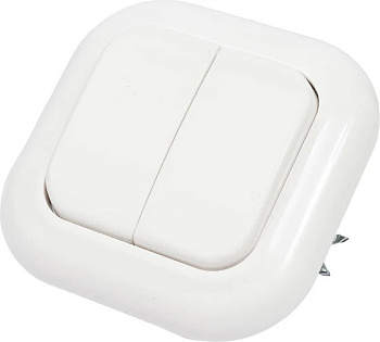 Выключатель двухклавишный СП"Валентина" С56-034