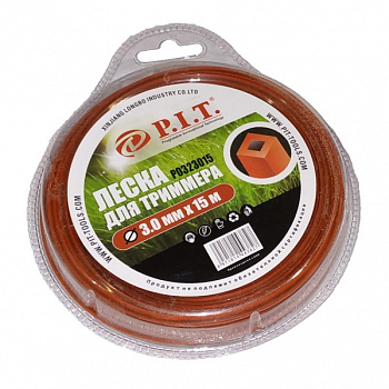 Леска для триммера 3,0ммх15м квадр. P.I.T. MAXPILER