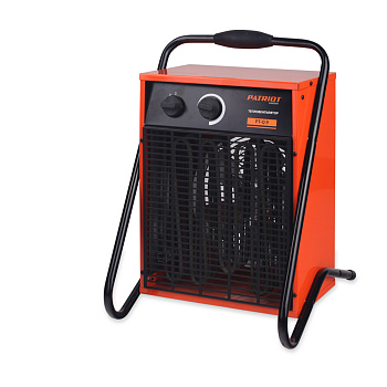 Тепловентилятор электрический Patriot PT Q 9 400В, терморег. нерж.тэн кабельный ввод