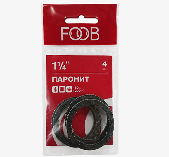 Набор прокладок из паронита, размер 1 1/4", 4шт FOOB 