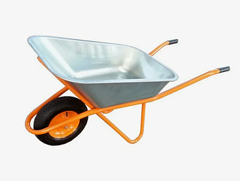 Тачка строит. 1-колес. MAWIPRO оранж 110л., 0,7мм.,200кг., PU16"(4,00х8) 12мм