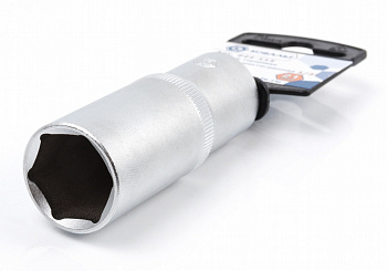 Головка торцевая глубокая КОБАЛЬТ 1/2", 21 мм, Cr-V 