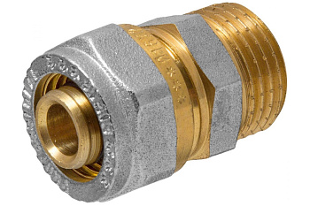 Соединитель (патрубок) 16х1/2" ц/ш RC, MP-У