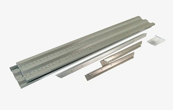 Элемент доборочный (комплект для производства короба для грядок) 1 пог.м серый