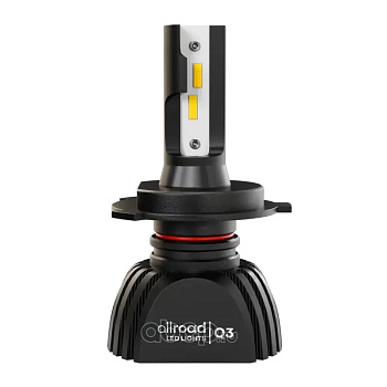 Лампа светодиодная Allroad Q3-H4 Yellow (P43t) 9-32V 20W