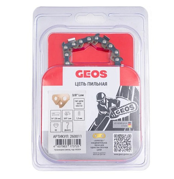 Цепь пильная GEOS 3/8 1,3мм, 52 звена