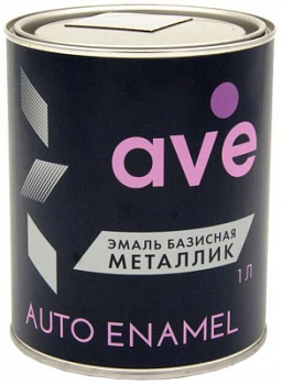 Эмаль AVE Буран Газ мет, 1л Эмаль AVE Буран Газ мет, 1л