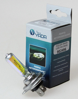 Лампа галогенная 12V H7 55W Nord Yada Rainbow (всепогодная)