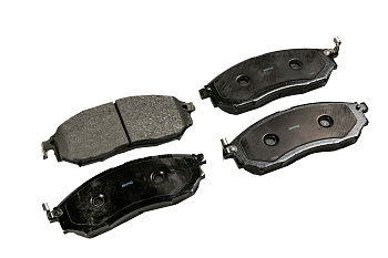 Колодки тормозные, передние (с антискрипной пластиной)