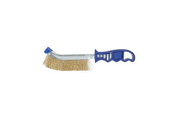 Корщетка проволочная омедненная 25см WP253003 WORKPRO
